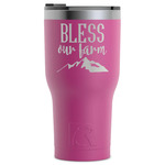 Farm House RTIC Tumbler - Magenta - Laser Engraved - Single-Sided