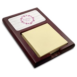 Farm House Red Mahogany Sticky Note Holder (Personalized)