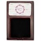 Farm House Red Mahogany Sticky Note Holder - Flat