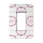 Farm House Rocker Style Light Switch Cover - Single Switch (Personalized)