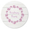 Farm House Round Coaster Rubber Back - Single