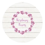 Farm House Round Decal (Personalized)