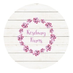 Farm House Round Decal - Small (Personalized)