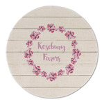 Farm House Round Linen Placemat - Single Sided (Personalized)