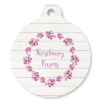 Farm House Round Pet ID Tag (Personalized)