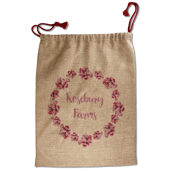 Custom Farm House Santa Sack - Front (Personalized)