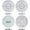 Farm House Set of Appetizer / Dessert Plates (Approval)