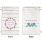 Farm House Small Laundry Bag - Front & Back View