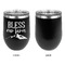 Farm House Stainless Wine Tumblers - Black - Single Sided - Approval