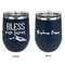 Farm House Stainless Wine Tumblers - Navy - Double Sided - Approval