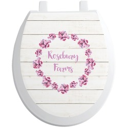 Farm House Toilet Seat Decal - Round (Personalized)