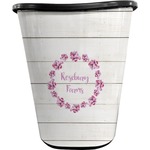 Farm House Waste Basket - Double Sided (Black) (Personalized)