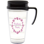 Farm House Acrylic Travel Mug with Handle (Personalized)