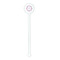 Farm House White Plastic 5.5" Stir Stick - Round - Single Stick