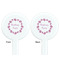 Farm House White Plastic 7" Stir Stick - Double Sided - Round - Front & Back