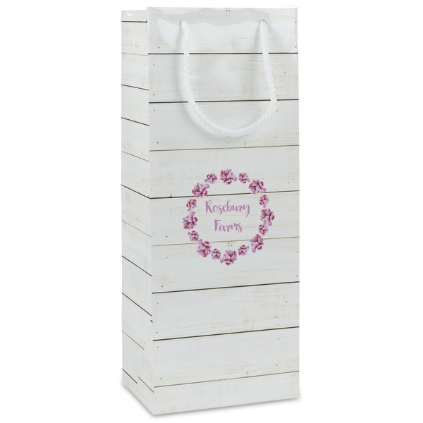 Custom Farm House Wine Gift Bags - Matte (Personalized)