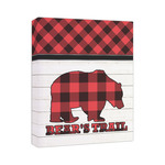 Lumberjack Plaid Canvas Print - 11x14 (Personalized)