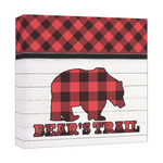 Lumberjack Plaid Canvas Print - 12x12 (Personalized)