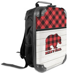 Lumberjack Plaid Kids Hard Shell Backpack (Personalized)