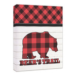 Lumberjack Plaid Canvas Print - 16x20 (Personalized)