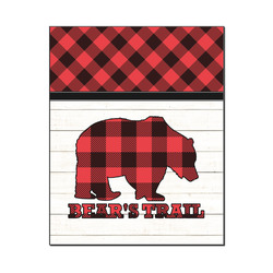 Lumberjack Plaid Wood Print - 16x20 (Personalized)