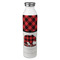 Lumberjack Plaid 20oz Water Bottles - Full Print - Front/Main