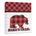 Lumberjack Plaid Canvas Print - 20x24 (Personalized)