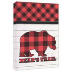 Lumberjack Plaid Canvas Print - 20x30 (Personalized)