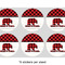 Lumberjack Plaid 3" Multipurpose Round Labels - Sheet