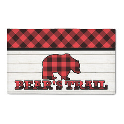 Lumberjack Plaid 3' x 5' Indoor Area Rug (Personalized)