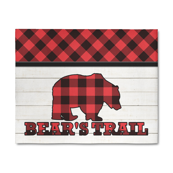 Custom Lumberjack Plaid 8' x 10' Patio Rug (Personalized)