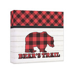 Lumberjack Plaid Canvas Print - 8x8 (Personalized)