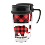 Lumberjack Plaid Acrylic Travel Mug (Personalized)