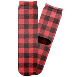 Lumberjack Plaid Adult Crew Socks