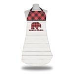 Lumberjack Plaid Apron w/ Name or Text