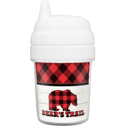 Lumberjack Plaid Baby Sippy Cup (Personalized)