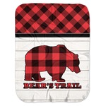 Lumberjack Plaid Baby Swaddling Blanket (Personalized)