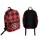 Lumberjack Plaid Backpack front and back - Apvl