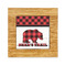 Lumberjack Plaid Bamboo Trivet with 6" Tile - FRONT