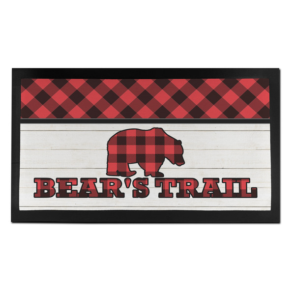 Custom Lumberjack Plaid Bar Mat - Small (Personalized)