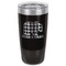 Lumberjack Plaid Black Polar Camel Tumbler - 20oz - Front