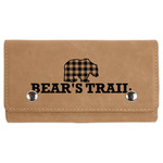 Lumberjack Plaid Cards & Dice Set - Light Brown (Personalized)