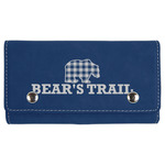 Lumberjack Plaid Cards & Dice Set - Navy Blue (Personalized)