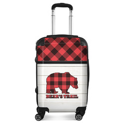 Lumberjack Plaid Suitcase - 20" Carry On (Personalized)