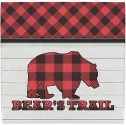 Lumberjack Plaid Ceramic Tile Hot Pad (Personalized)