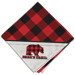 Lumberjack Plaid Cloth Dinner Napkin - Single w/ Name or Text