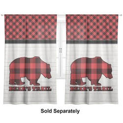 Lumberjack Plaid Curtain Panel - Custom Size (Personalized)
