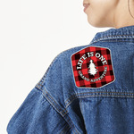 Lumberjack Plaid Twill Iron On Patch - Custom Shape (Personalized)