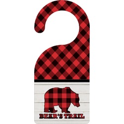 Lumberjack Plaid Door Hanger (Personalized)