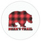 Lumberjack Plaid Drink Topper - Medium - Single